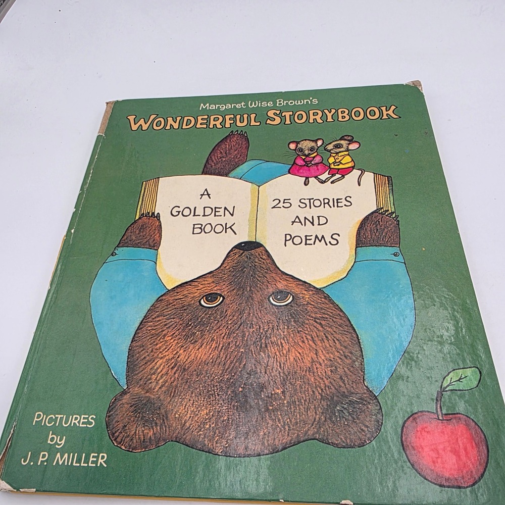 Margaret Wise Brown Wonderful Storybook Vintage 1975 Golden Book JP Miller Art